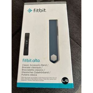 NEW Genuine Fitbit Alta Classic Alta HR Accessory Band Large blue